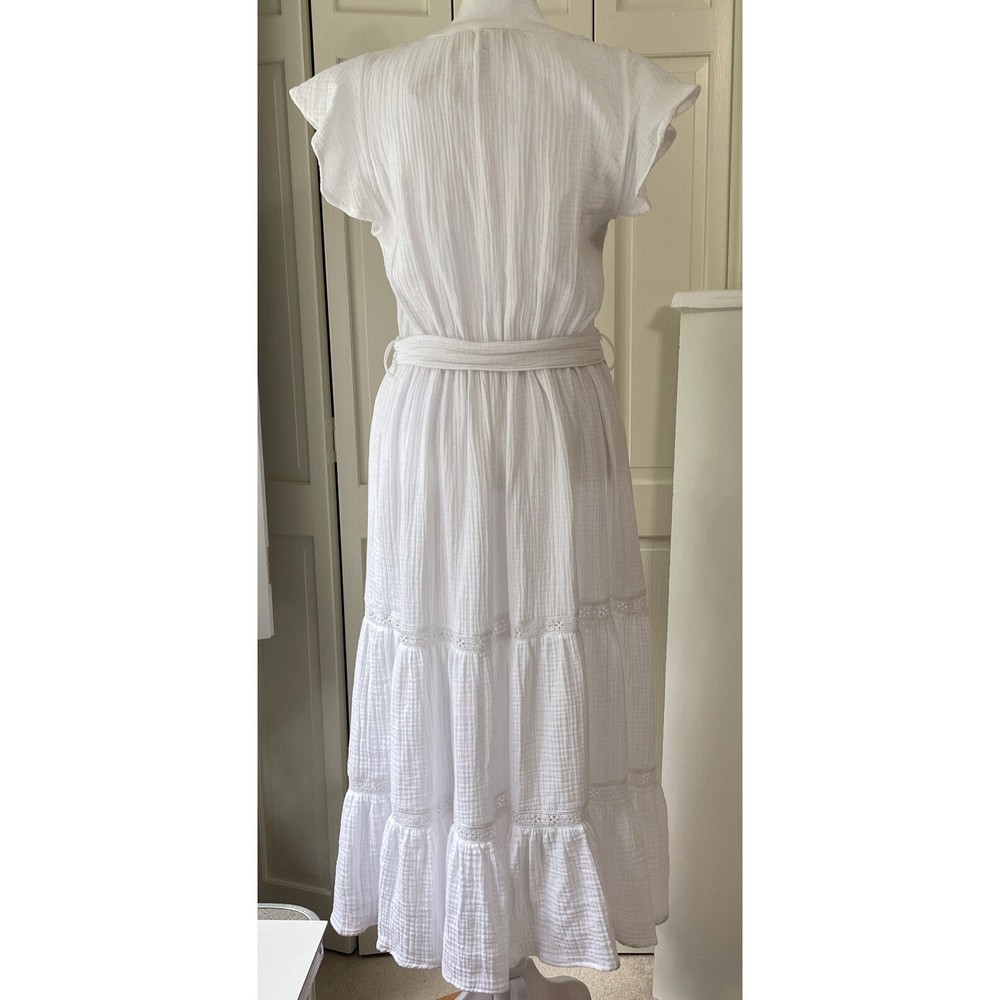 Magaschoni White Midi Dress - Picture 2 of 8